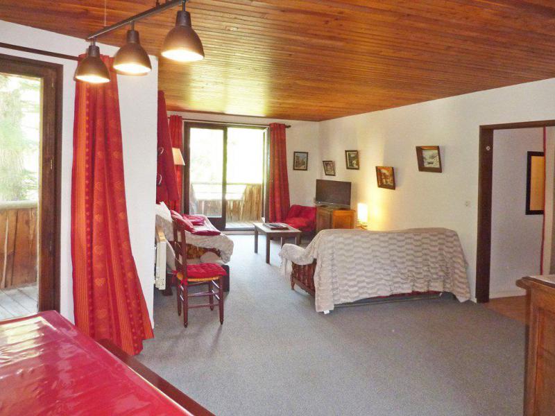 Rent in ski resort 2 room apartment sleeping corner 6 people (300) - Résidence le Sunny Snow - Les Orres - Living room