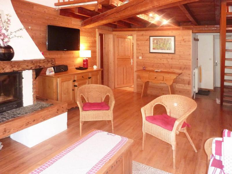 Ski verhuur Appartement 5 kamers 8 personen (404) - Résidence les Anémones - Les Orres - Woonkamer