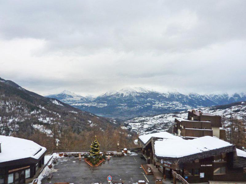 Rent in ski resort Studio 4 people (008) - Résidence les Carlines - Les Orres - Winter outside