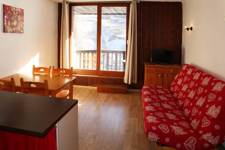 Rent in ski resort Studio sleeping corner 4 people (029) - Résidence les Carlines - Les Orres - Living room