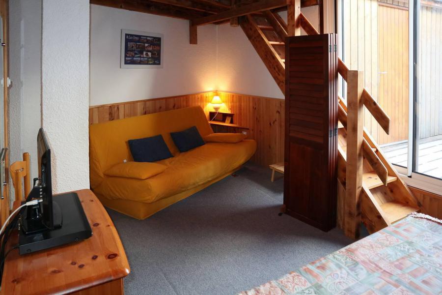 Ski verhuur Appartement duplex 3 kamers 8 personen (040) - Résidence les Cembros - Les Orres - Woonkamer