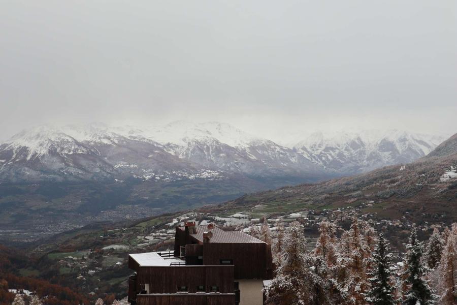 Soggiorno sugli sci Studio con alcova per 4 persone (044) - Résidence les Cembros - Les Orres - Balcone