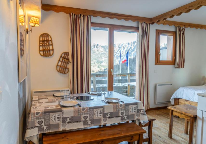 Аренда на лыжном курорте Апартаменты 2 комнат 6 чел. (1105) - Résidence les Erines - Les Orres - Салон