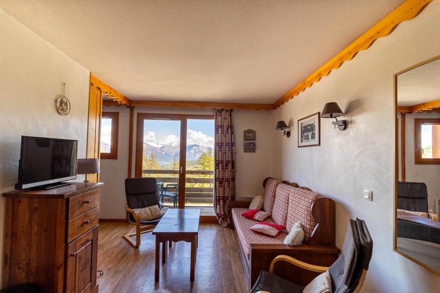 Ski verhuur Appartement duplex 4 kamers 10 personen (1204) - Résidence les Erines - Les Orres - Woonkamer