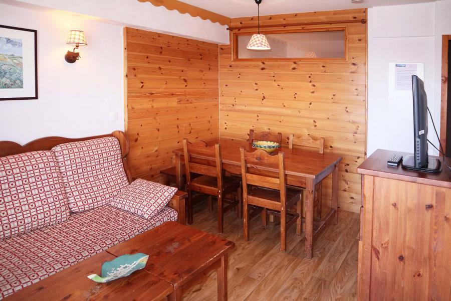 Skiverleih 2-Zimmer-Holzhütte für 6 Personen (487) - Résidence les Erines - Mélèzes d'Or - Les Orres - Wohnzimmer