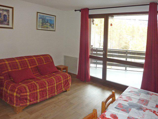 Rent in ski resort Studio sleeping corner 4 people (467) - Résidence les Flocons - Les Orres - Living room