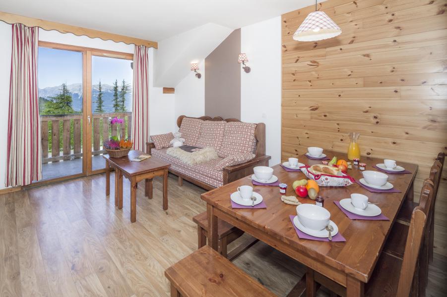 Rent in ski resort 2 room 2 sleeping corners apartment 8 people - Résidence les Hauts de Préclaux - Les Orres - Table