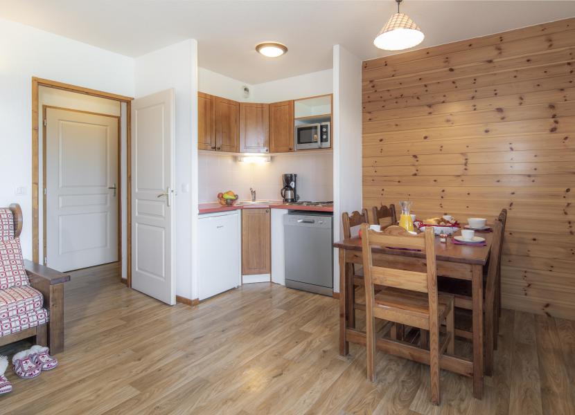 Alquiler al esquí Apartamento 2 piezas 2 espacios para 8 personas - Résidence les Hauts de Préclaux - Les Orres - Kitchenette