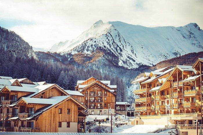 Ski verhuur Résidence les Hauts de Préclaux I - Les Orres - Buiten winter