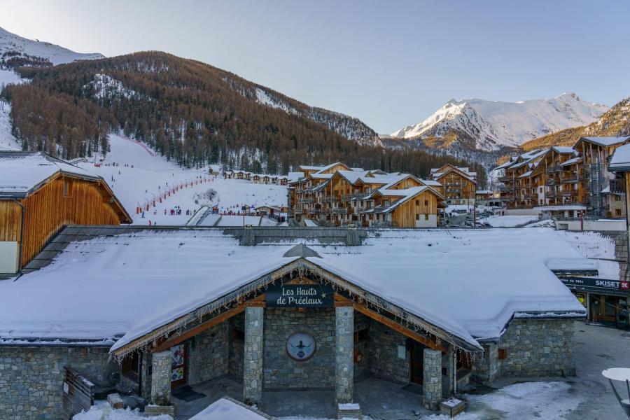 Location au ski Studio coin montagne 4 personnes (MZ1308) - Résidence les Hauts de Préclaux I - Les Orres - Extérieur hiver