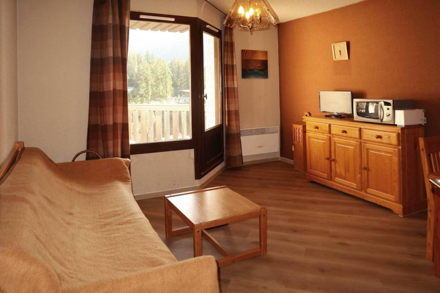 Rent in ski resort Studio sleeping corner 4 people (199) - Résidence les Orrianes des Cîmes - Les Orres - Living room