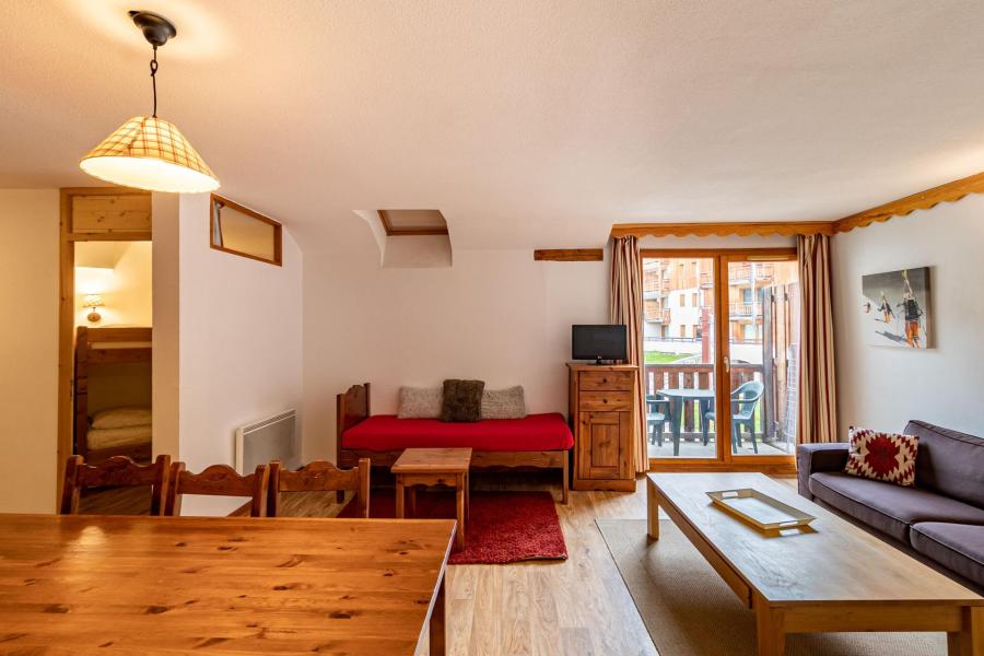 Ski verhuur Appartement duplex 2 kamers 8 personen (2201) - Résidence les Silènes - Les Orres - Woonkamer