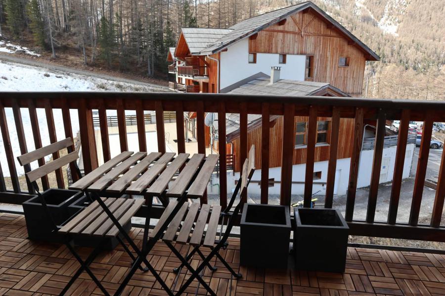 Rent in ski resort 3 room duplex apartment 6 people (853) - Résidence les Terrasses du Soleil d'Or - Les Orres - Balcony