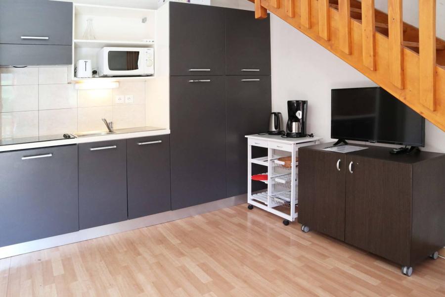 Wynajem na narty Apartament duplex 3 pokojowy z alkową dla 8 osób (854) - Résidence les Terrasses du Soleil d'Or - Les Orres - Kuchnia