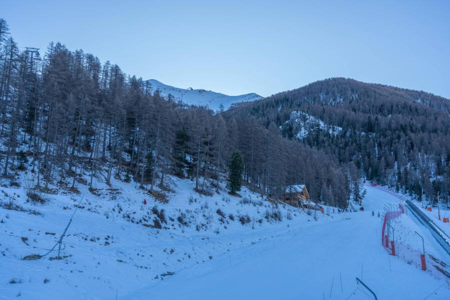Skiverleih 2-Zimmer-Berghütte für 6 Personen (MBC606) - Résidence les Valérianes - Les Orres - Draußen im Winter