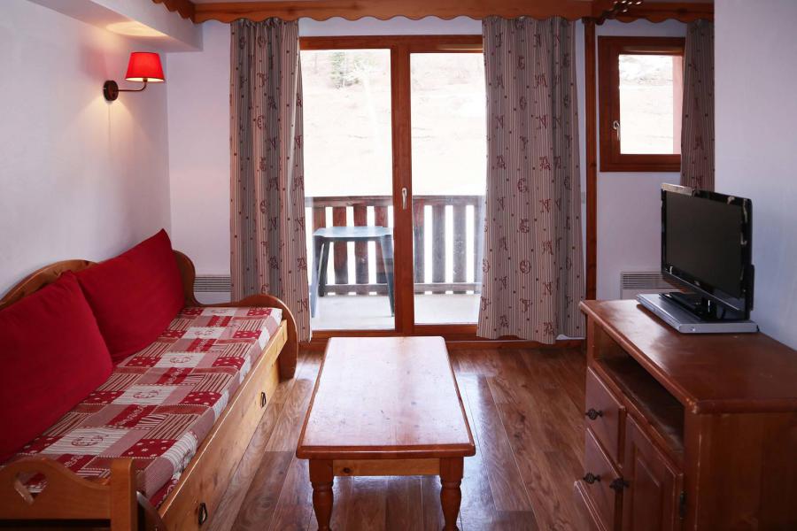 Skiverleih 2-Zimmer-Berghütte für 6 Personen (483) - Résidence les Valérianes - Monts du Bois d'Or - Les Orres - Wohnzimmer