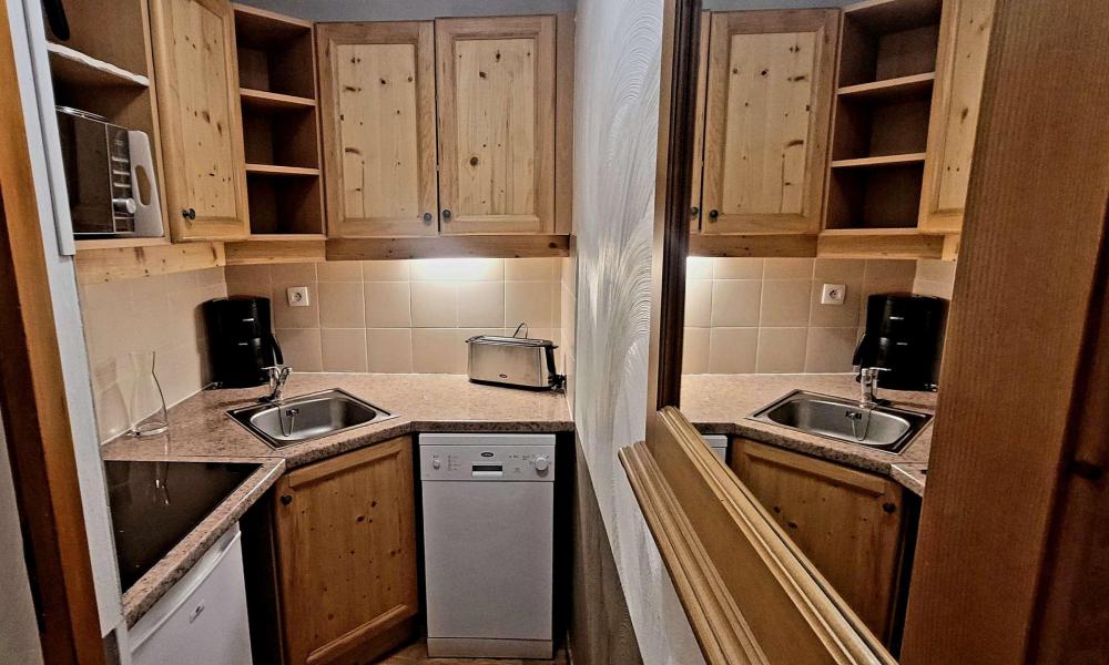 Location au ski Appartement 2 pièces coin montagne 6 personnes (485) - Résidence les Valérianes - Monts du Bois d'Or - Les Orres - Kitchenette