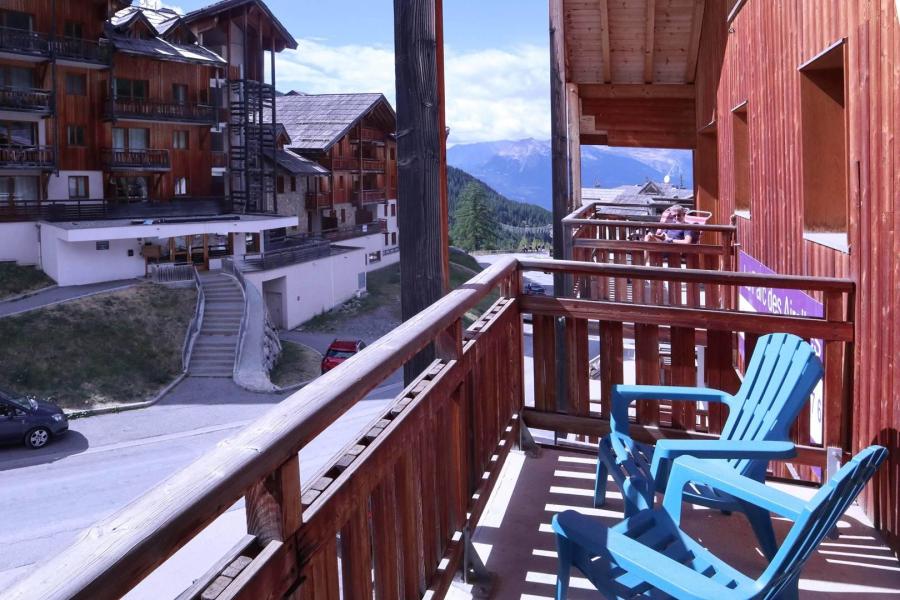 Rent in ski resort 2 room duplex apartment 8 people (820) - Résidence Parc des Airelles - Les Orres - Balcony