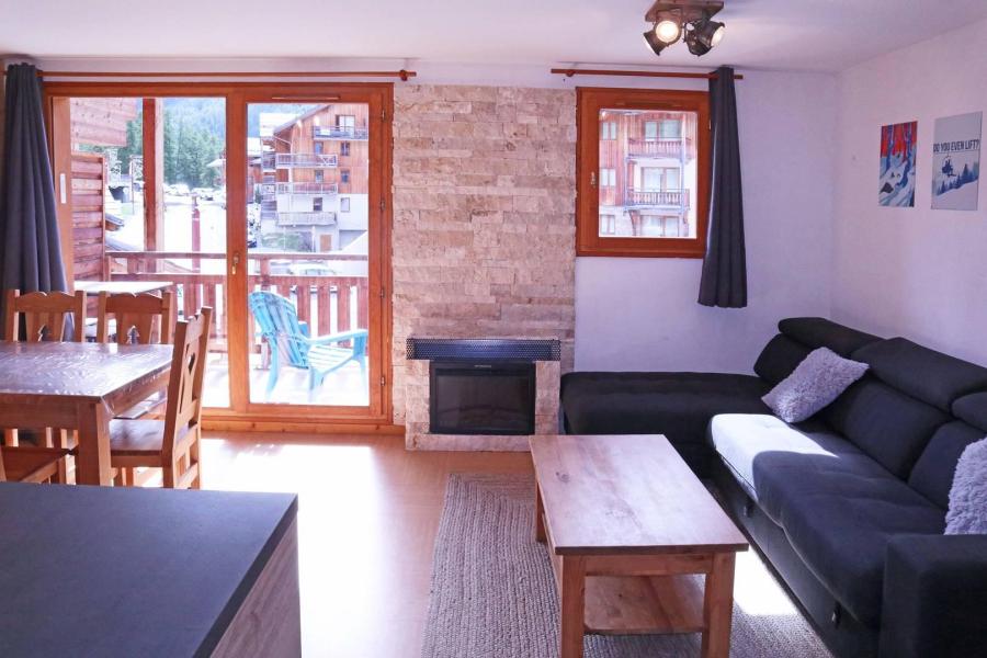 Rent in ski resort 2 room duplex apartment 8 people (820) - Résidence Parc des Airelles - Les Orres - Living room