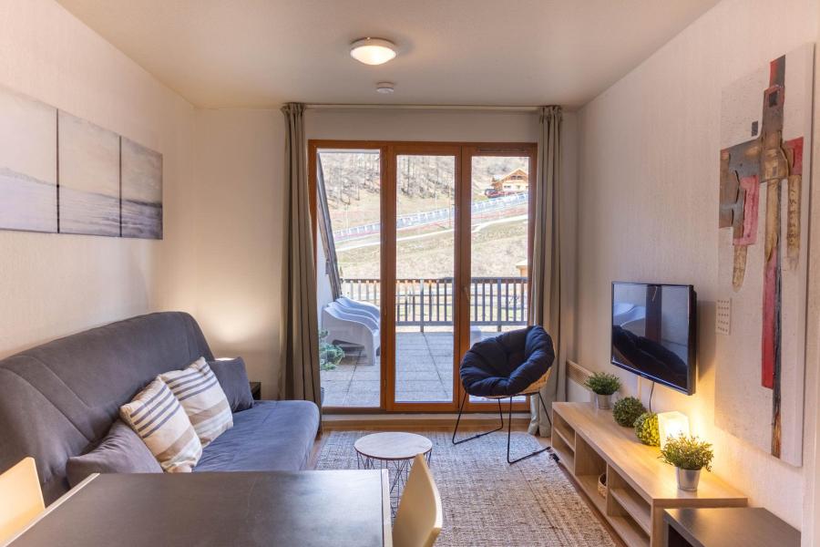 Skiverleih 2-Zimmer-Appartment für 2 Personen (1015) - Résidence Terrasses du Soleil d'Or - Les Orres - Wohnzimmer
