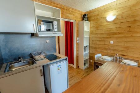 Rent in ski resort Studio 2 people (104) - La Résidence le 1650 - Les Orres - Kitchen