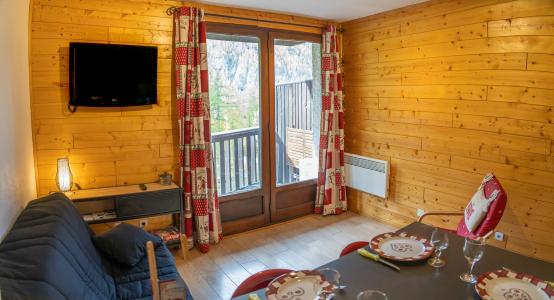 Ski verhuur Studio cabine 4 personen (606) - La Résidence les Ecrins - Les Orres - Woonkamer