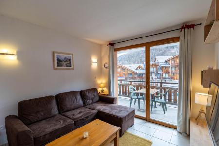 Skiverleih 2-Zimmer-Appartment für 4 Personen (516) - Le Balcon des Airelles - Les Orres - Wohnzimmer