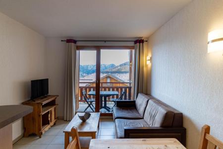 Аренда на лыжном курорте Апартаменты 3 комнат 6 чел. (404) - Le Balcon des Airelles - Les Orres - Салон