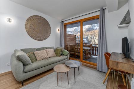 Skiverleih 3-Zimmer-Appartment für 6 Personen (407) - Le Balcon des Airelles - Les Orres - Wohnzimmer