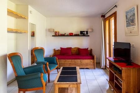 Skiverleih 3-Zimmer-Maisonette-Appartement 5-7 Personen (405) - Le Balcon des Airelles - Les Orres - Wohnzimmer