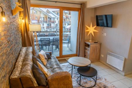 Wynajem na narty Apartament 3 pokojowy 6 osób (418) - Le Balcon des Airelles - Les Orres - Pokój gościnny