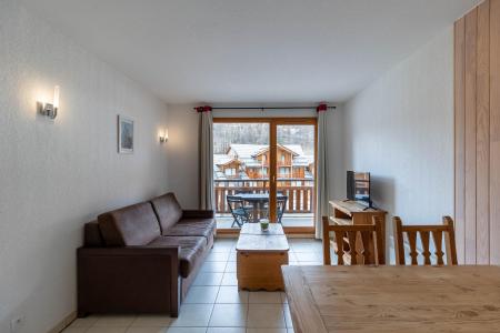 Ski verhuur Appartement 2 kamers 4 personen (610) - Le Balcon des Airelles - Les Orres - Woonkamer