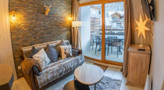 Ski verhuur Appartement 3 kamers 6 personen (418) - Le Balcon des Airelles - Les Orres - Woonkamer