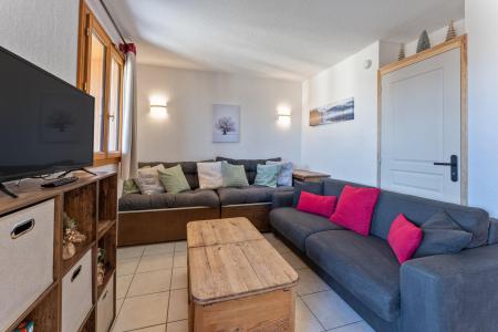 Ski verhuur Appartement duplex 3 kamers 7 personen (310) - Le Balcon des Airelles - Les Orres - Woonkamer