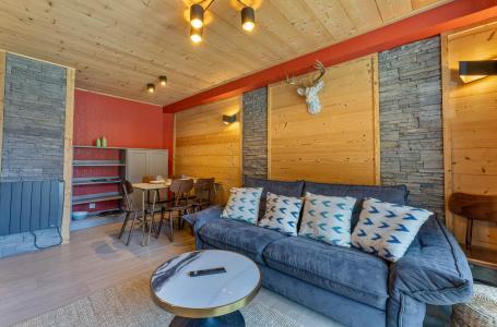 Ski verhuur Appartement 2 kamers 6 personen (02) - Le Parc des Airelles - Les Orres - Woonkamer