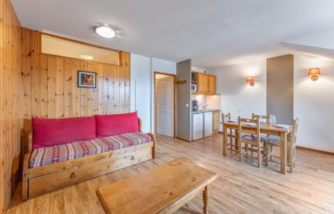 Rent in ski resort Studio cabin 4 people (MBB405) - Les Hauts de Preclaux I - Les Orres - Living room