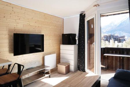 Rent in ski resort Studio sleeping corner 4 people (255) - Résidence l'Oustal - Les Orres - Living room