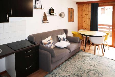 Rent in ski resort 1 room apartment 6 people (1052) - Résidence la Combe d'Or - Les Orres - Living room