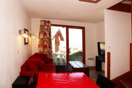 Rent in ski resort 3 room duplex apartment 7 people (1003) - Résidence la Combe d'Or - Les Orres - Living room