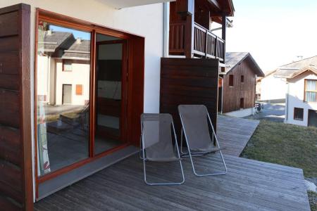 Skiverleih 3 Zimmer Maisonettewohnung für 6 Personen (1006) - Résidence la Combe d'Or - Les Orres - Terrasse