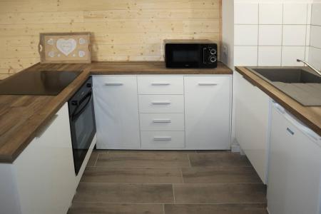 Rent in ski resort Studio 4 people (375) - Résidence la Mazelière - Les Orres - Open-plan kitchen