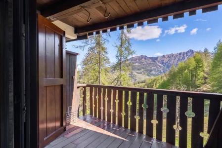 Location au ski Studio coin montagne 5 personnes (375) - Résidence la Mazelière - Les Orres - Balcon