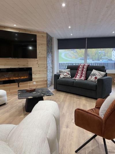 Location au ski Appartement 4 pièces cabines 10 personnes (ALPES) - Résidence Le 1650 - Les Orres - Séjour