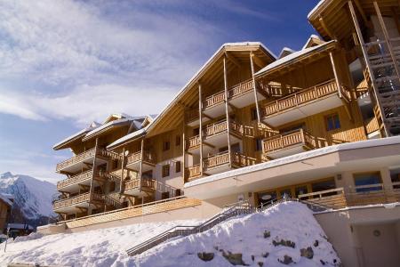 Аренда на лыжном курорте Résidence le Balcon des Airelles - Les Orres - зимой под открытым небом