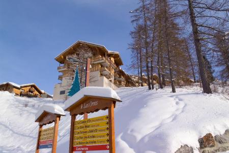 Location au ski Résidence le Balcon des Airelles - Les Orres - Extérieur hiver