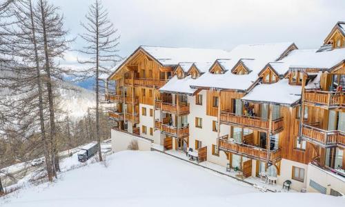 Skiverleih Résidence Le Parc des Airelles *** - MH - Les Orres - Draußen im Winter