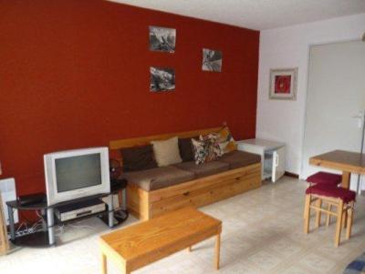 Rent in ski resort Studio sleeping corner 4 people (406) - Résidence le Perescuelle - Les Orres - Living room