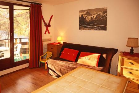 Rent in ski resort Studio sleeping corner 6 people (391) - Résidence le Pouzenc - Les Orres - Living room