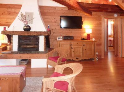 Ski verhuur Appartement 5 kamers 8 personen (404) - Résidence les Anémones - Les Orres - Woonkamer