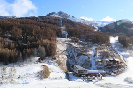 Location au ski Studio coin montagne 4 personnes (029) - Résidence les Carlines - Les Orres - Extérieur hiver